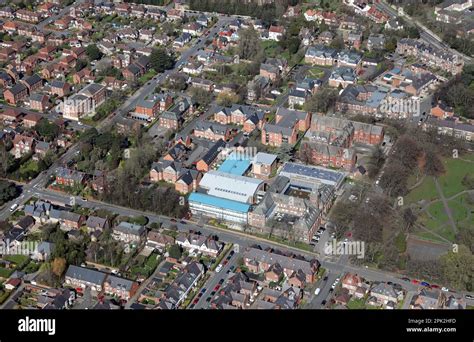 aerial view of Darlington town centre, County Durham Stock Photo - Alamy