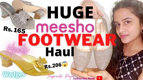 Huge Meesho Footwear Haulstarting From Rs 165 Meesho Meeshofootwear