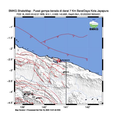 Info Gempa Terkini M Di Papua Hari Ini Februari