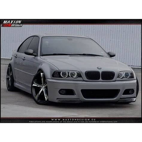 Tuning Maxton Front Bumper Bmw 3 E46 4 Door Saloon M3 Look Maxton Design