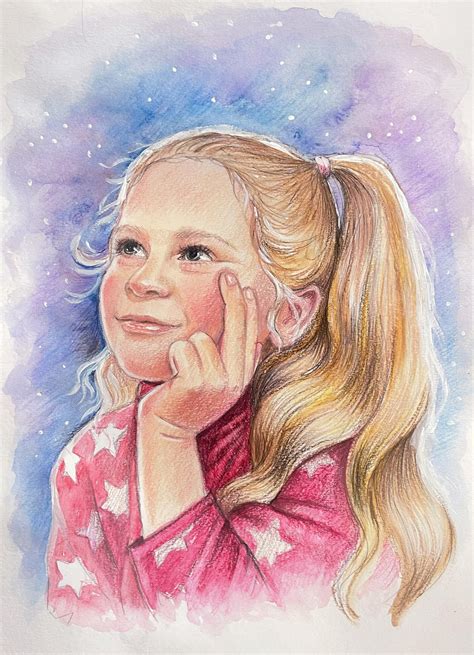 Pencil Portrait Realistic Custom Portrait Birthday Gift - Etsy