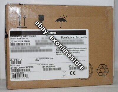 Aj Gb K Gbps Sas G Hot Swap Hdd Fru Aj Ebay
