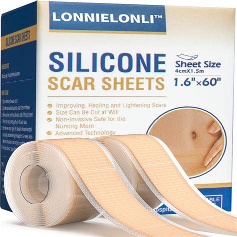 Amazon Silicone Scar Tape 1 5x 120 Scar Removal Strips For