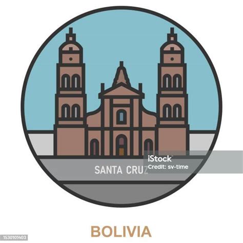 Santa Cruz Cities And Towns In Bolivia Stock Illustration - Download ...