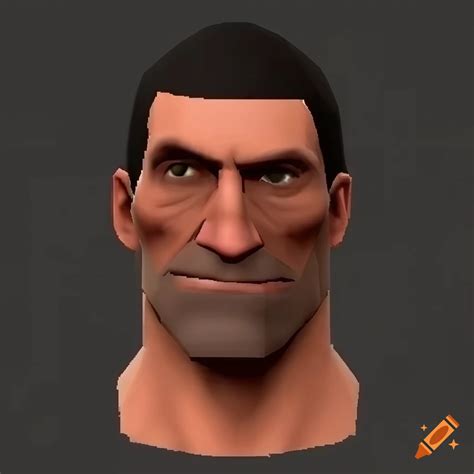 Side View Face Texture In Team Fortress Style On Craiyon