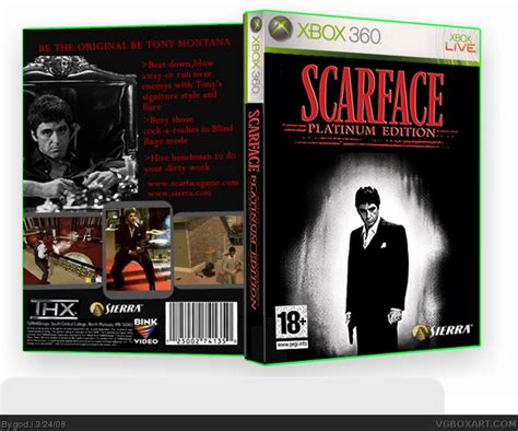 Scarface The World Is Yours Xbox 360 Box Art Cover By God I