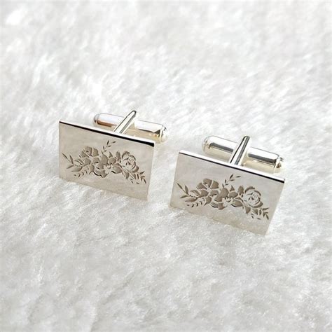 Engraved Cufflinks - Etsy