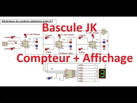 Sch Ma T Le On La Bascule J K Le D Codeur Segment Et L