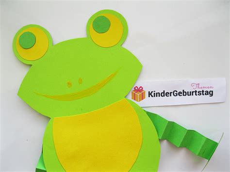 Frosch Basteln Mit Kindern Vorlage Und Anleitung