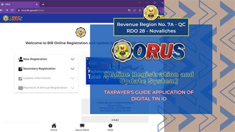 Taxpayers Guide On How To Apply For Digital Tin Id Of Bir Youtube