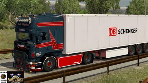 Dutch Trucker Mario Ets Scania Rjl V Open Pipe Heylen Transport Skin