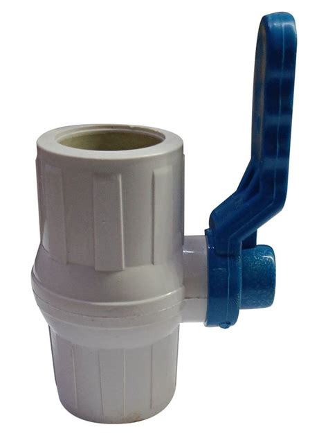 White And Dark Blue Inch Upvc Ball Valve Port Size Mm At Rs