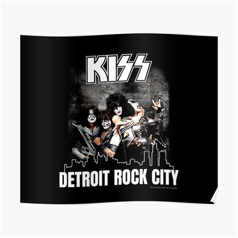 "Kiss Band Detroit Rock City" Poster for Sale by playloud | Redbubble