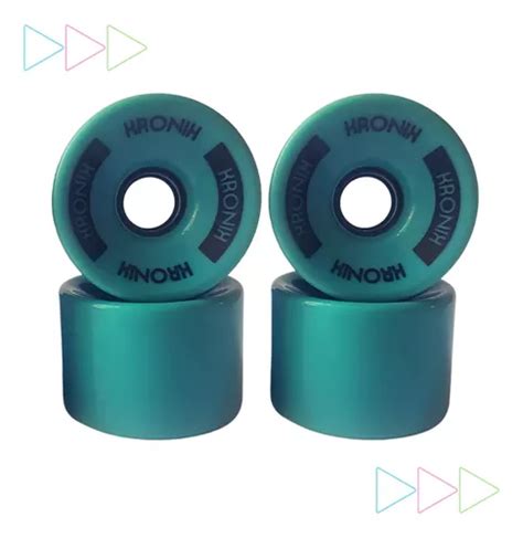 Roda Longboard Mm A Kronik Azul Importada Jogo Unid