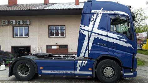 Naklejka Sweden Flag Performance Volvo Fh4 Exclusive Edition Krzyż Duży