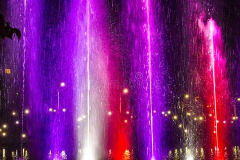 Water laser show stock image. Image of background, juicy - 138608477