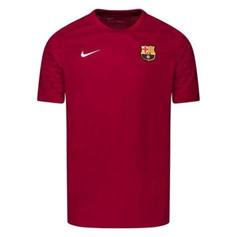 Barcelona Trenings T Skjorte Dri FIT Strike Burgunder