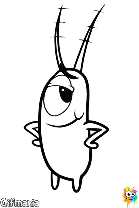 Angry Plankton Spongebob Coloring Pages Spongebob Coloring Pages Porn