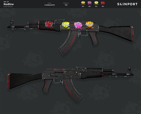 PC AK 47 Redline FT With Stickers Ropz Foil Krakow 2017 S1mple