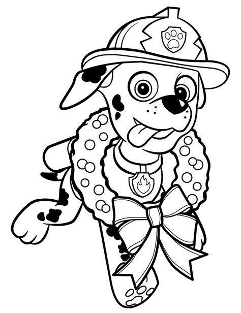 Christmas Coloring Pages Paw Patrol Print A Wonder Day Coloring