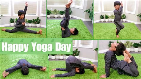 Yogasana Yoga Poses By 5y Old Arjun Dhanashekaran Youtube