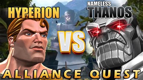 Hyperion Vs Map 6 Nameless Thanos Day 5 Solo Marvel Contest Of Champions Youtube