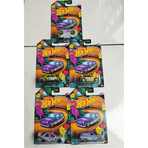 Hot Wheels Spring Easter 2023 Mainline Series Subaru Impreza WRX STI Fiat 500 Mini Cooper S Ford