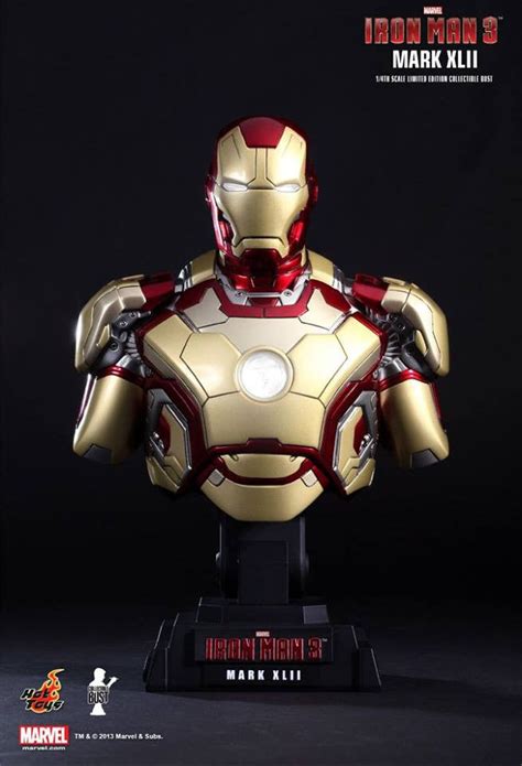 Hot Toys Iron Man Mark 42 1 4th Scale Bust Twc Collections