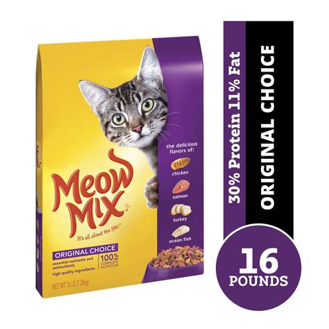 Meow Mix Original Cat Food, 16 lb. Bag | Rural King