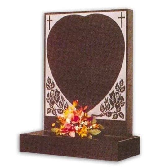 Black Granite Headstone - Joseph A Hey & Son Ltd