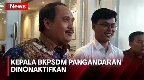 Imbas Dugaan Pungli Kepala Bkpsdm Pangandaran Dinonaktifkan Youtube