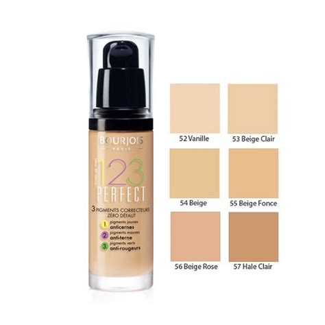 Bourjois 123 Perfect Foundation Spf10 Beige Fonce №55 Буржоа 123