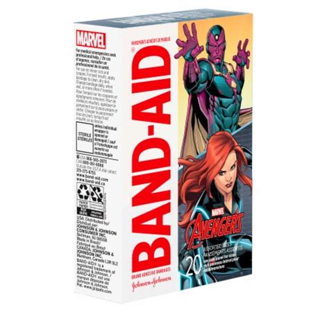 Band-Aid Brand Bandages For Kids, Marvel Avengers, Assorted, 20 ct - Ralphs