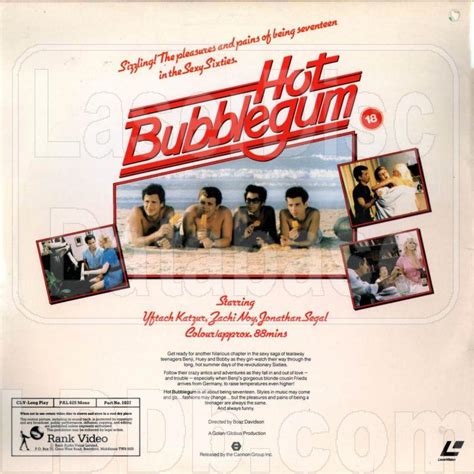 Laserdisc Database Lemon Popsicle Hot Bubblegum