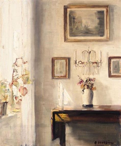 Carl Vilhelm Holsoe Danish Artist Painting Interior Art Art Wallpaper