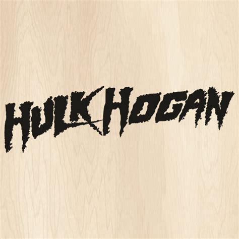 Hulk Hogan Black Svg Hulk Hogan Wrestler Png