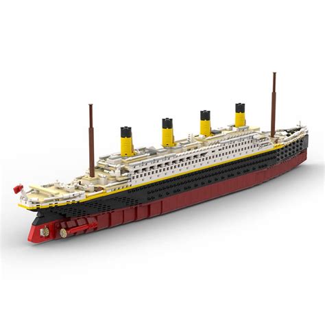 Moc Titanic Scale Modern Cruise Ship Model Pcs Letbricks