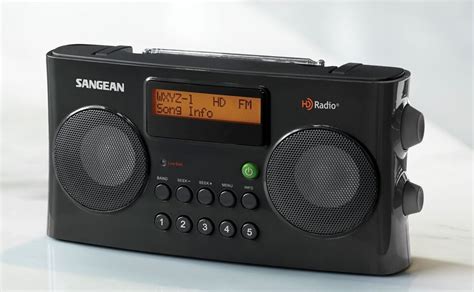 Sangean Am Fm Hd Portable Radio Black Med Hdr 16 Am Fm Radios