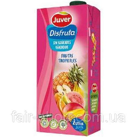 Сок SIN AZUCAR NECTAR ENJOYS JUVER SUGARLESS TROPICAL 2л. Доставка з ...