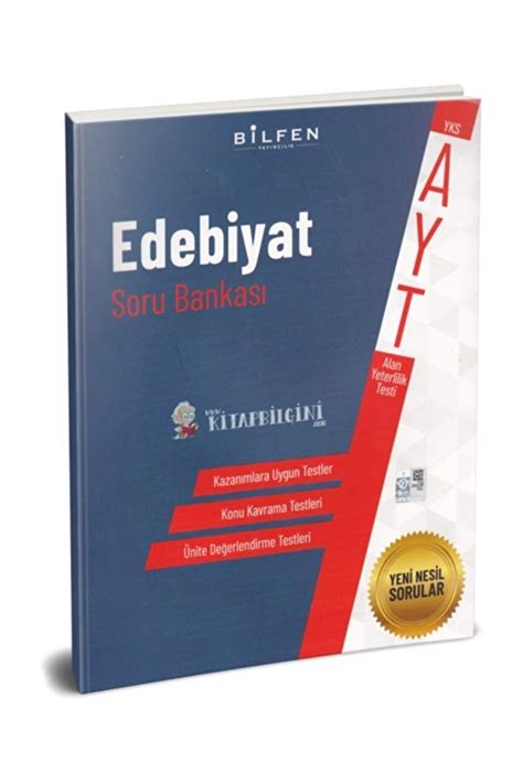 BİLFEN 12 SINIF AYT EDEBİYAT SORU BANKASI YENİ Fiyatları ve Modelleri