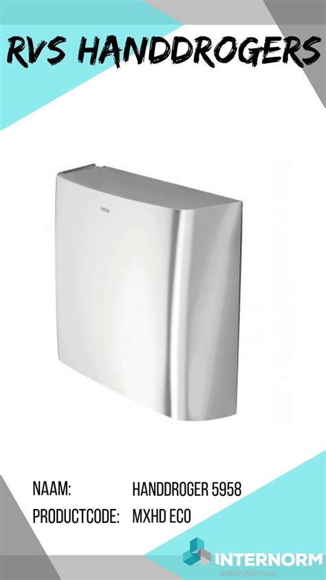 Handdroger 5958 | Handdroger, Rvs