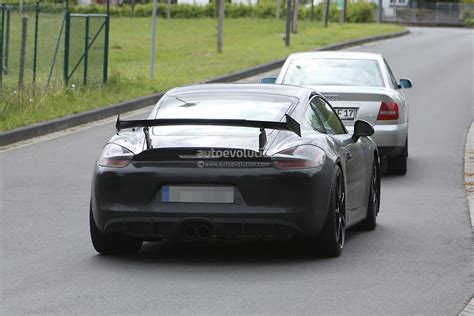 Porsche Cayman GT4 Spied Racing towards Production - autoevolution