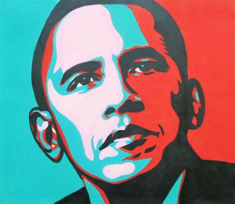 President Barack Obama Oil Painting Portraits Celebrity America