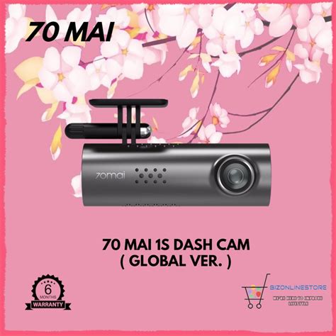 70MAI 1S Global Version 1080P Car Recorder Dashcam Dashboard 70 MAI Car