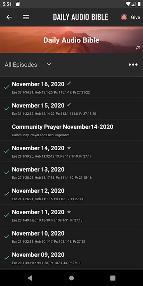 Android için Daily Audio Bible Mobile App APK İndir