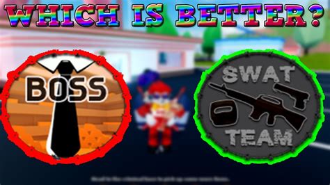 Jailbreak BOSS V SWAT Game Pass Roblox YouTube