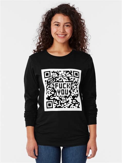 Fuck You Qr Code For Dark T Shirts T Shirt By Lyubomir Redbubble