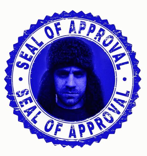 Seal Of Approval Gary Livingston Sticker - Seal Of Approval Gary ...