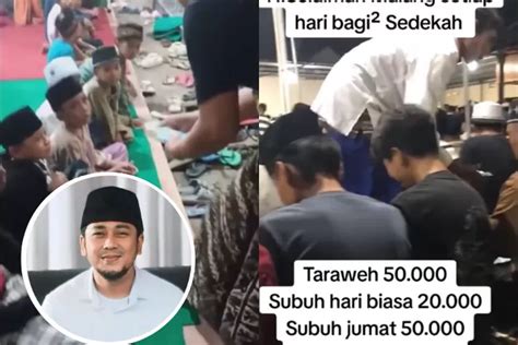 Ternyata Ini Sosok Dermawan Yang Beri Uang Rp Ribu Kepada Jemaah