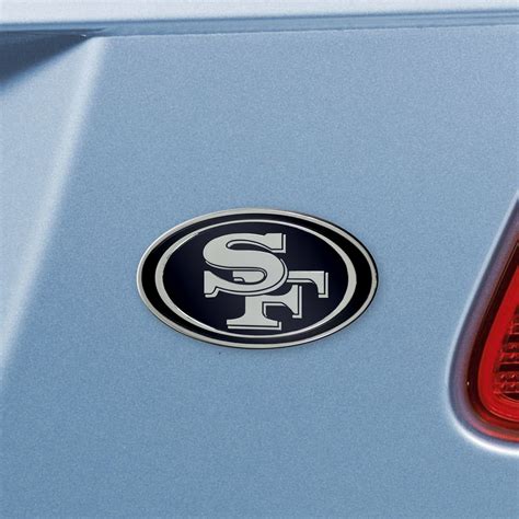 Nfl San Francisco Ers Emblem Chrome Fanmats Sports Licensing